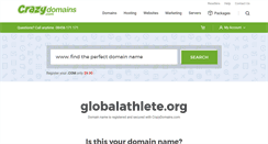 Desktop Screenshot of globalathlete.org
