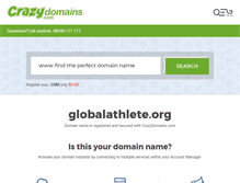 Tablet Screenshot of globalathlete.org